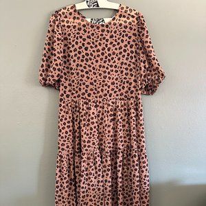 NEVER FULLY DRESSED Leopard Abigail Dress